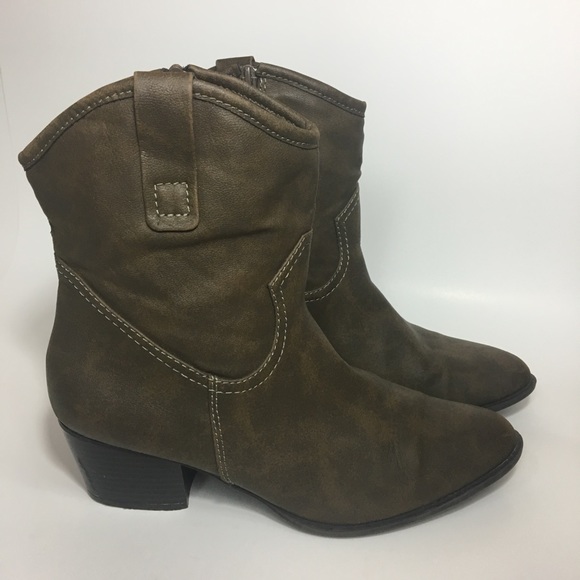 Unlisted by Kenneth Cole Shoes - Unlisted western style booties faux distressed